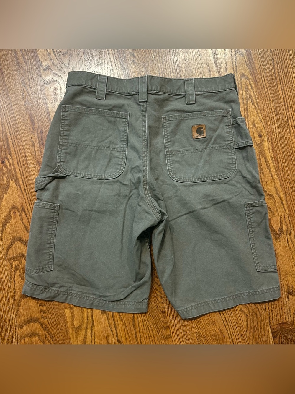 Carhartt Original Fit Canvas Work Shorts Duck Brown B147 LBR Men’s Size 34x10